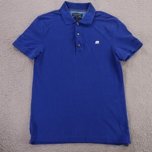 Banana Republic Polo Shirt Mens S Blue Cotton Stretch Golf Short Sleeve